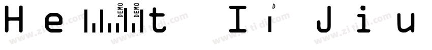 HelloFont ID JiuZhuT字体转换